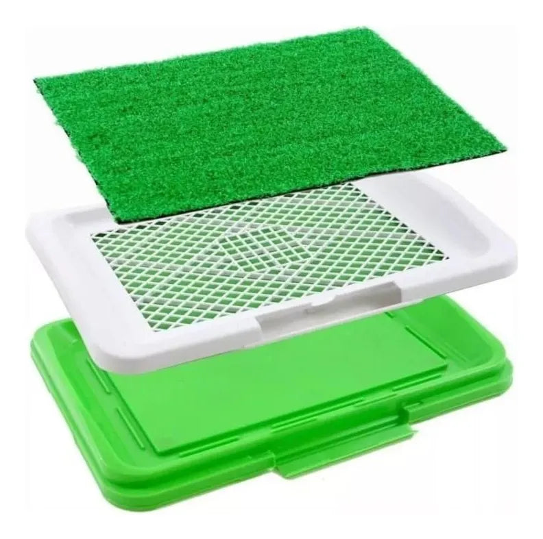 Tapete Sanitario para Perros – Baño con Césped Sintético 3 Capas