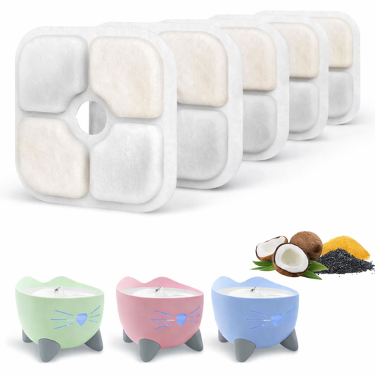 Filtros de repuesto para fuente de agua mascotas | Compatible fuente 2L | Filtración multicapa