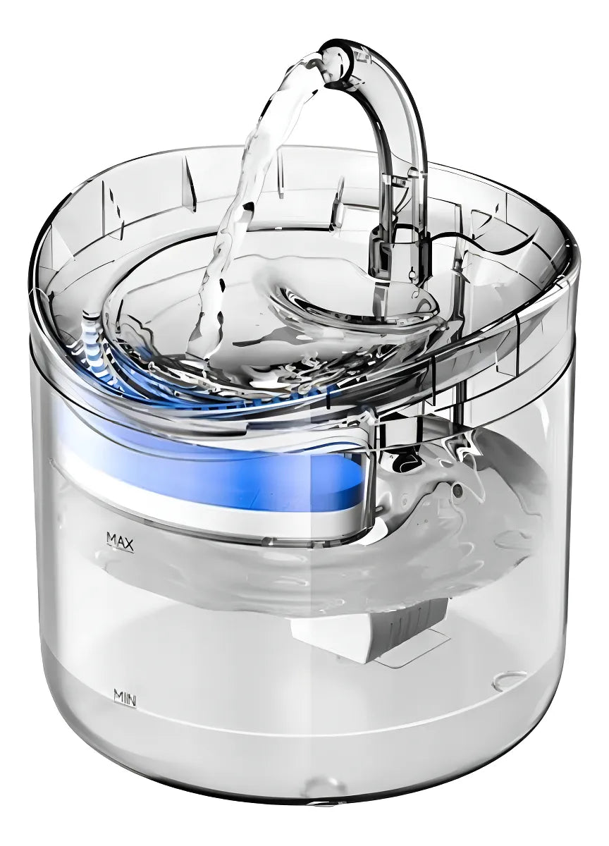 Bebedero Automático para Gatos – Fuente Silenciosa 2.5 L con Filtro